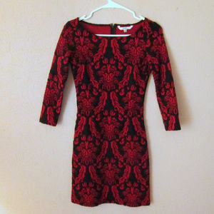 BB DAKOTA paisley 3/4 sleeve dress - Size XS